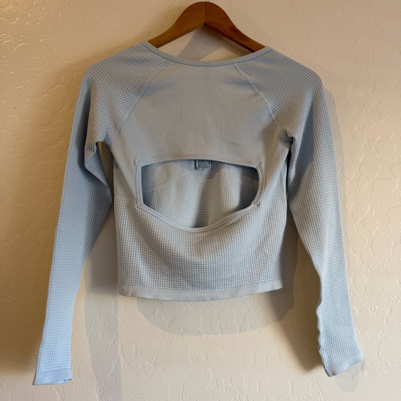 NEW Free People Movement Bail Out Crop Thermal Knit Top - Picture 6 of 12